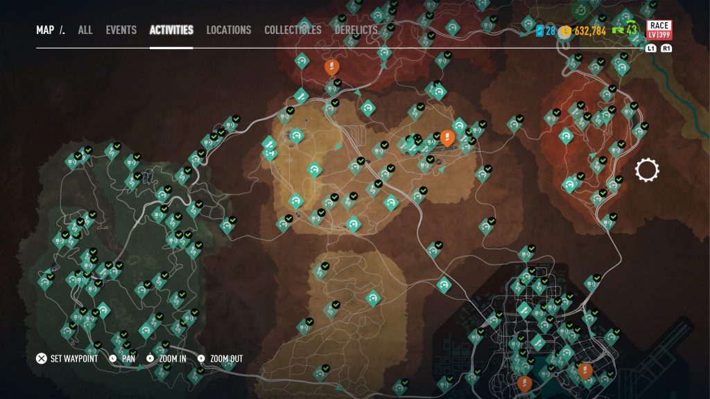 Need For Speed Payback | All Events Map
