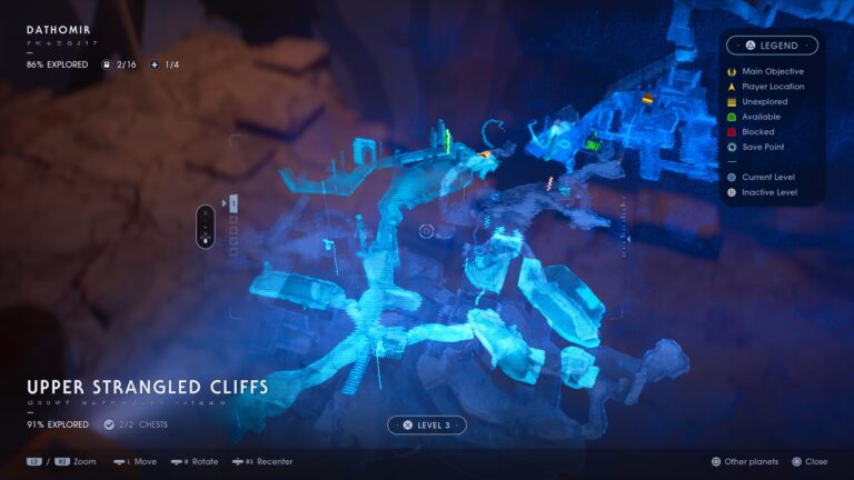 Strangled Cliffs Secret Star Wars: Jedi Fallen Order Dathomir Collectables Trophy Guide