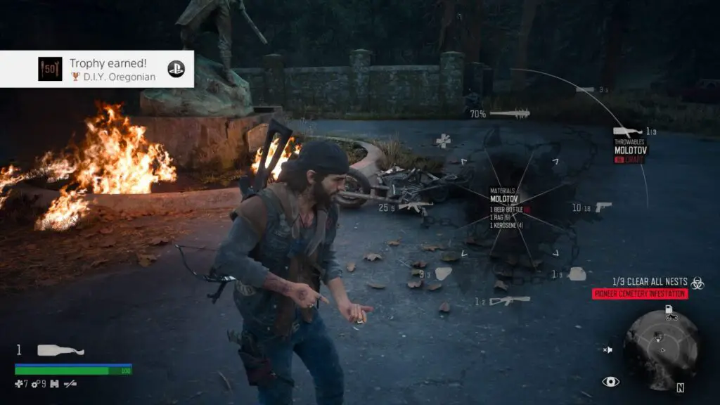 days gone trophy guide