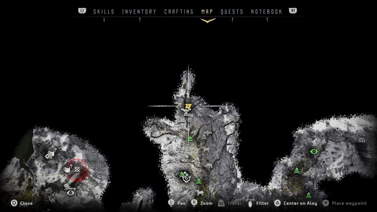 trampler horizon zero dawn map trampler horizon zero dawn map
