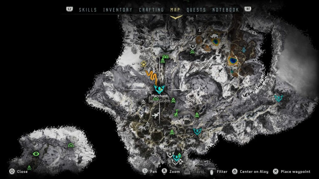Horizon Zero Dawn: The Frozen Wilds Collectables Guide (PS4)