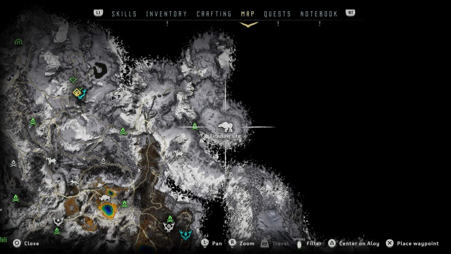 Предел мастера horizon zero dawn карта