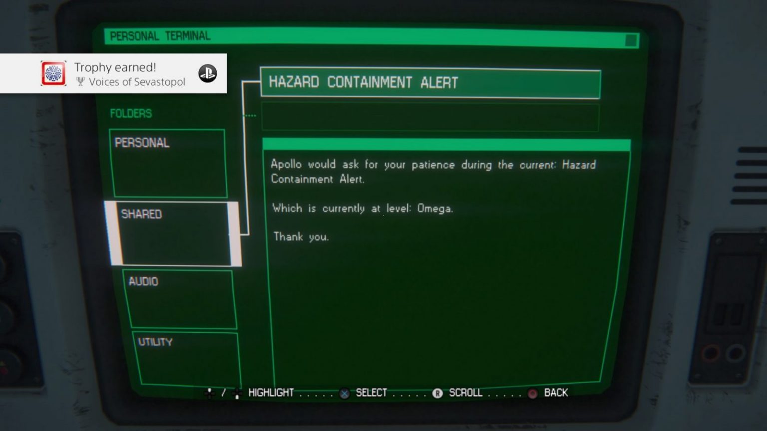 Alien Isolation Trophy Guide & Road Map (PS4/PS3)