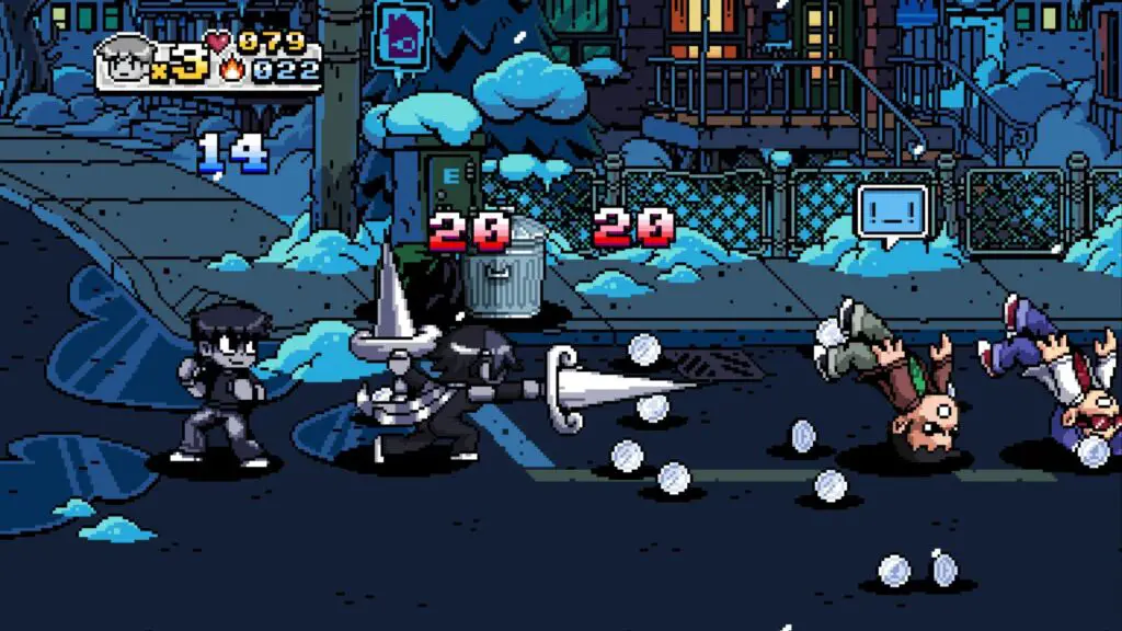 scott pilgrim vs the world game controls