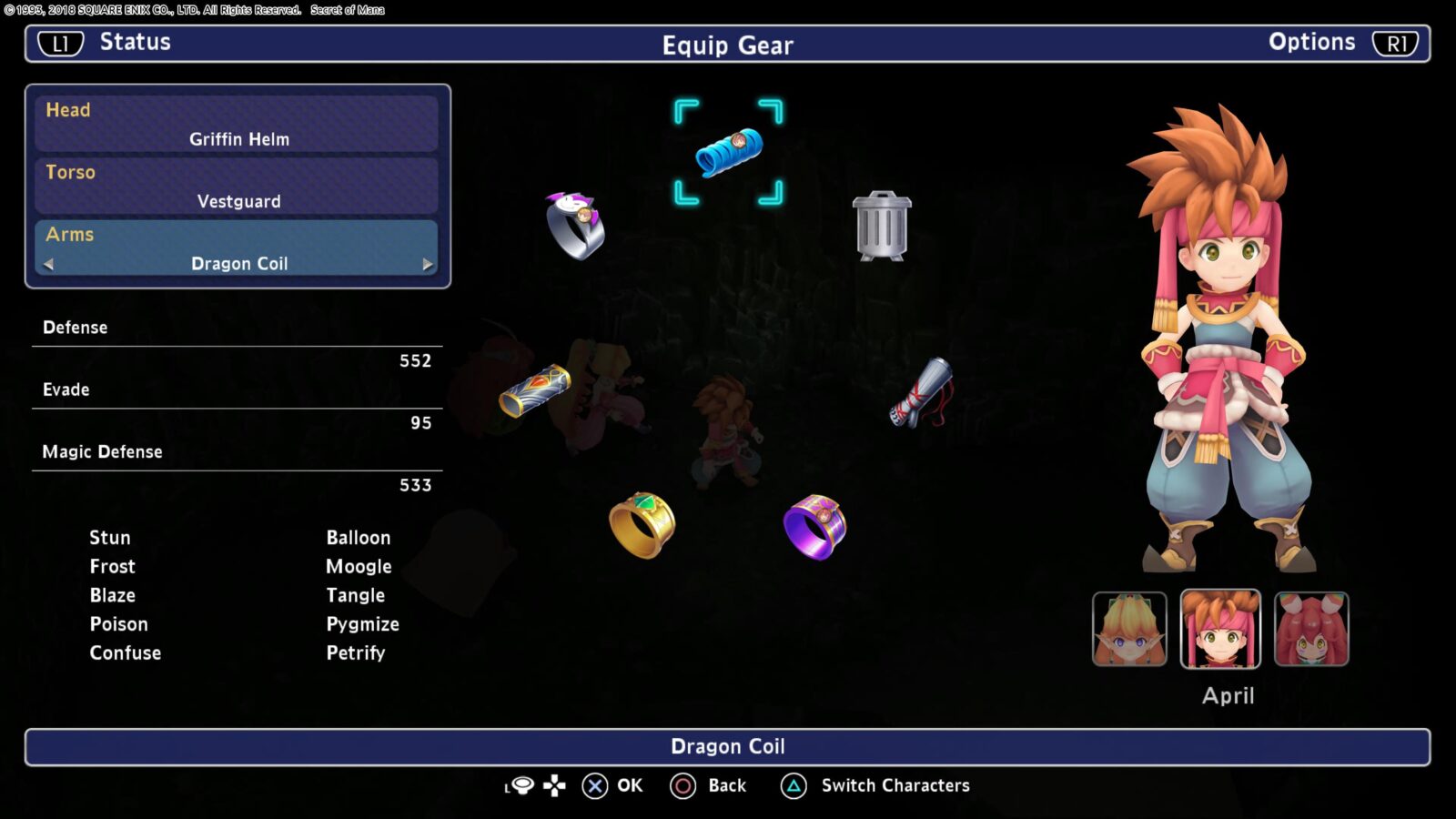 legend of mana trophies legend of mana trophies