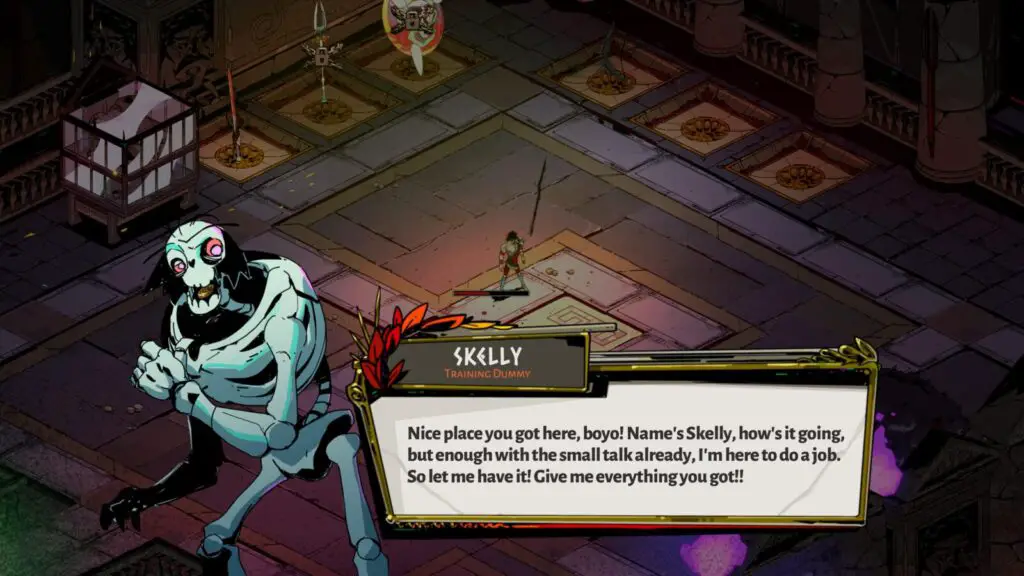 Skelly the Training Dummy in Hades
