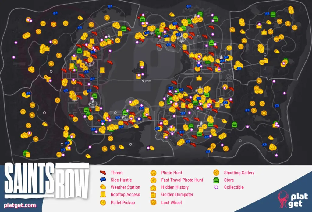 Saints Row 3 Map Stores