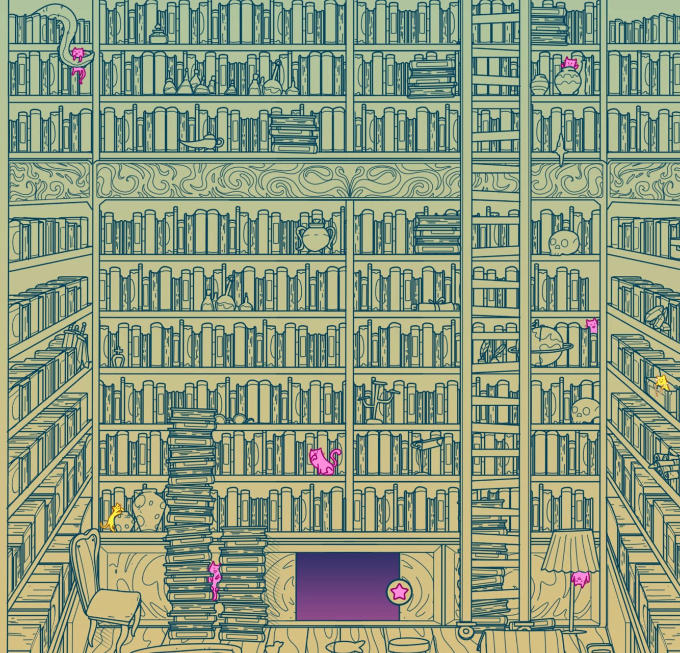 A Castle Full of Cats Interactive Solution: Library and Saferoom ...
